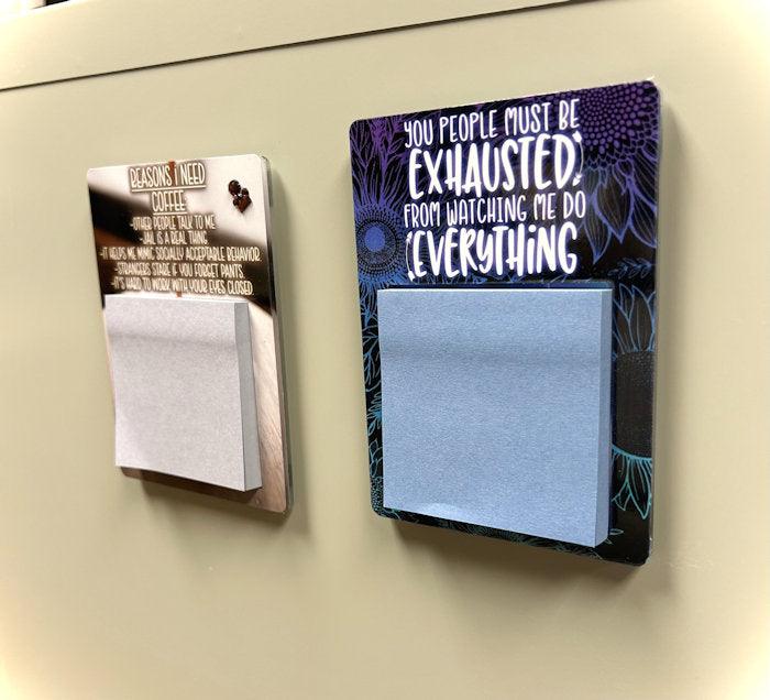 HandmadeSarcastic Quote Sticky Note Holder