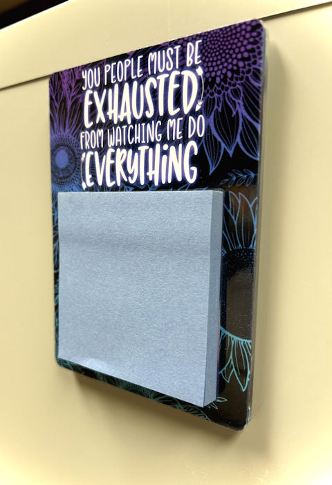 HandmadeSarcastic Quote Sticky Note Holder