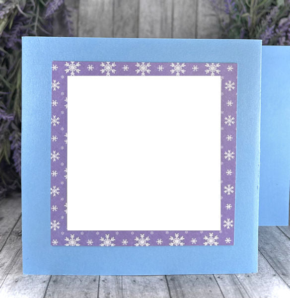 Handmade 3D Purple and Blue Train Holiday Pop Out Card