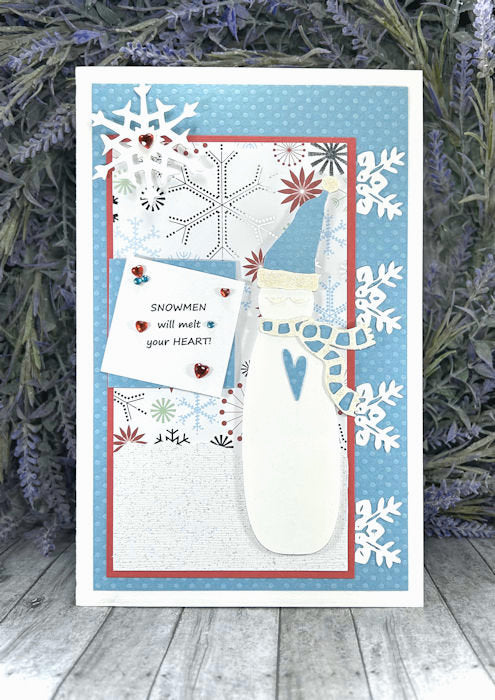 Handmade Snowman Winter Card