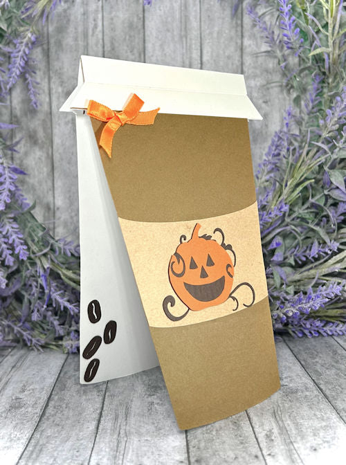 Handmade Pumpkin Spice Latte Card