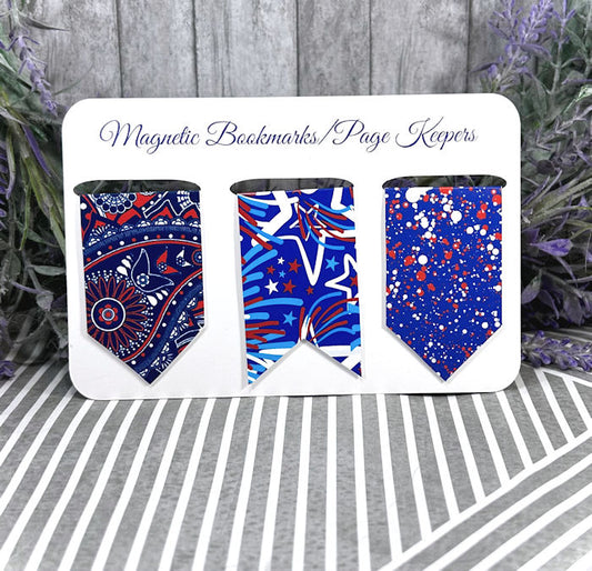 Patriotic Magnetic Page Keeper Set