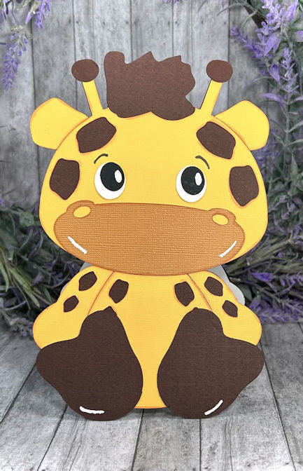 Handmade Giraffe Card