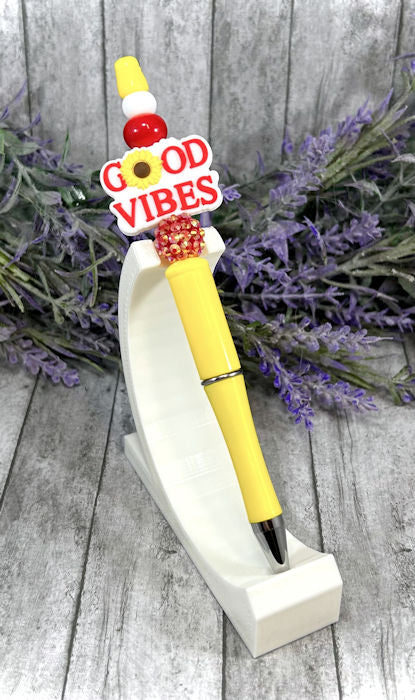 Good Vibes Beaded Ballpoint with free refill