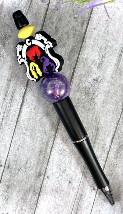 Hocus Pocus Halloween Beaded Ballpoint with free refill