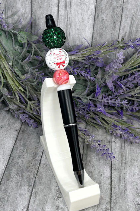 Merry Christmas Beaded Ballpoint with free refill