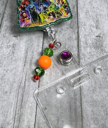 Handmade Hocus Pocus Halloween Badge Reel 3