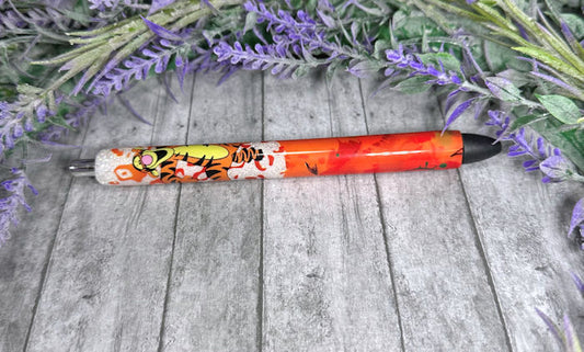 Handmade Tigger glitter pen with free refill