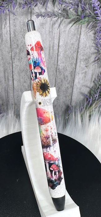 Handmade Hippy glitter pen with free refill
