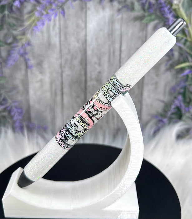 Handmade Medical Assistant glitter pen with free refill