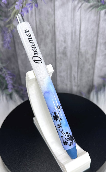 Handmade Dreamer glitter pen with free refill