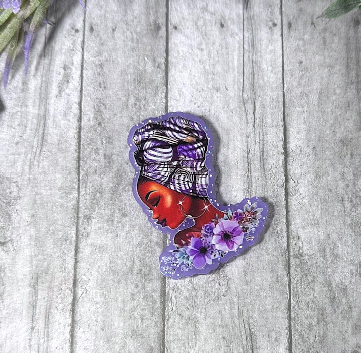 2 inch African Woman Magnet