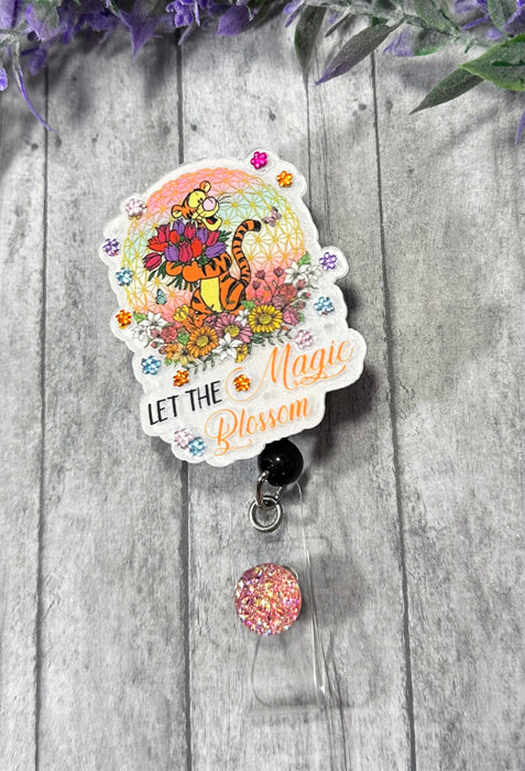 Handmade Tigger Inspirational Badge Reel