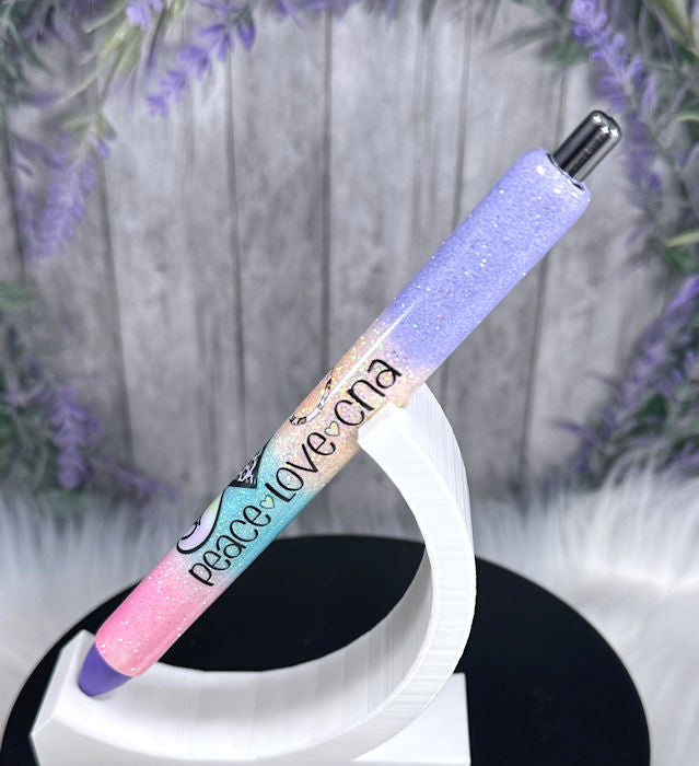 Handmade CNA glitter pen with free refill