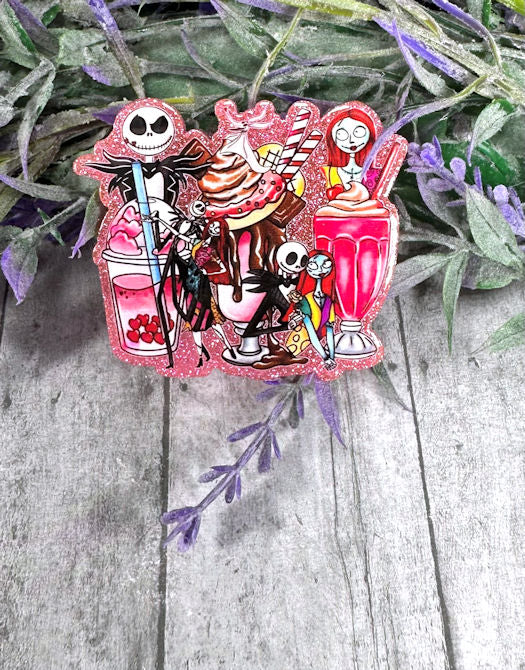 2 inch Jack and Sally Coffees Magnet