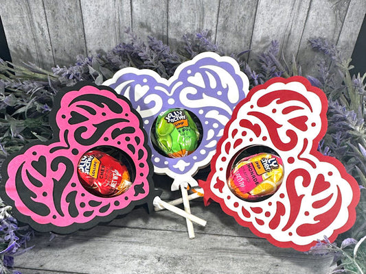 Custom Order Handmade Valentines  Lollipop Sucker holders