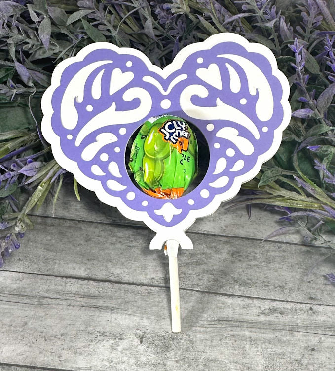 Custom Order Handmade Valentines  Lollipop Sucker holders