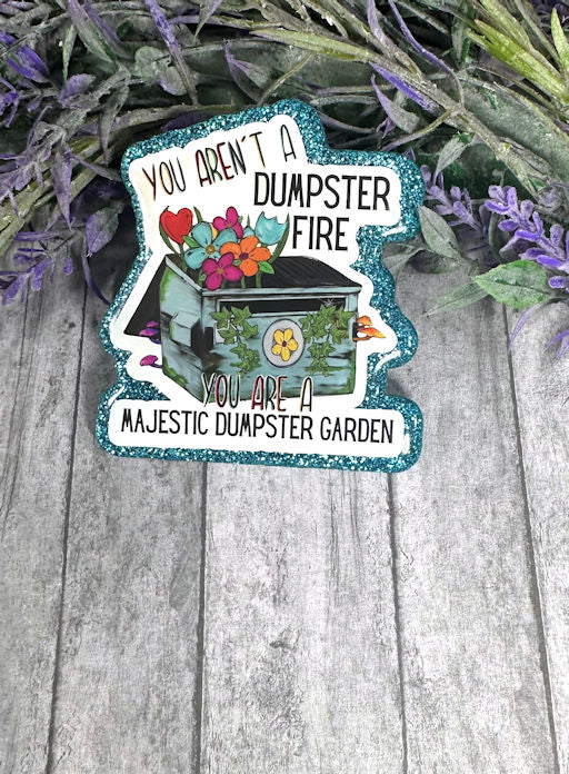 3 inch Dumpster Fire Magnet