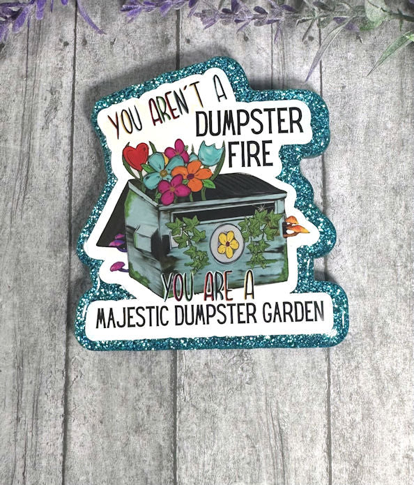 3 inch Dumpster Fire Magnet