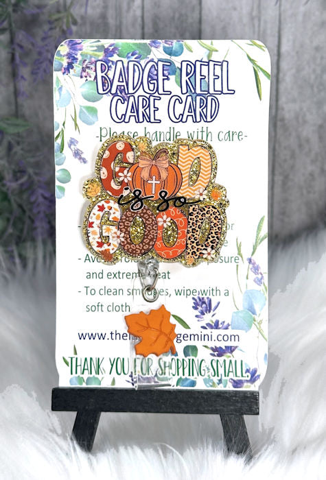 Handmade God is So Good Badge Reel
