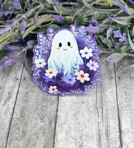 2 inch Purple Ghost Magnet