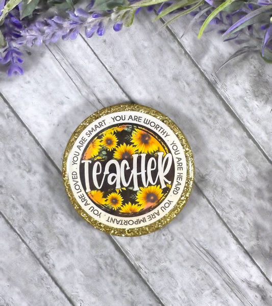 2 inch Teacher Appreciation Magnet