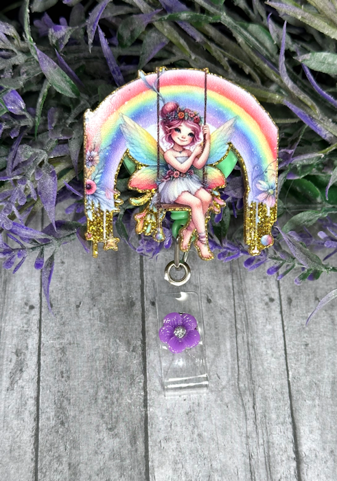 Handmade Fairy Elf Badge Reel