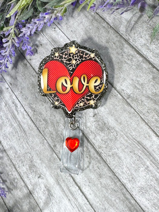 Love Heart Badge Reel