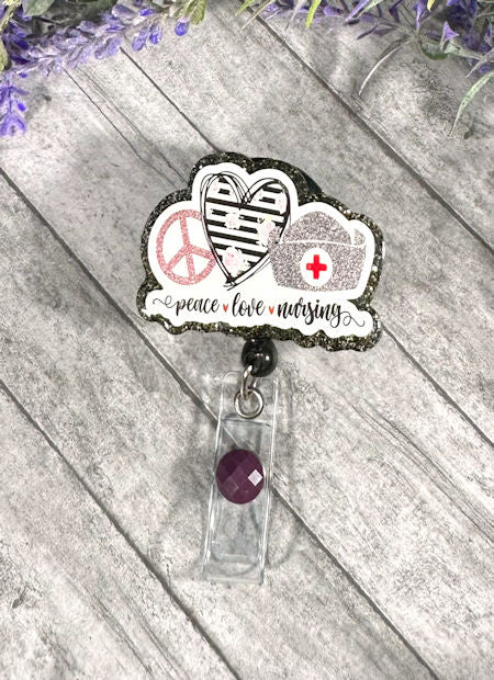 Handmade Nurse Badge Reel