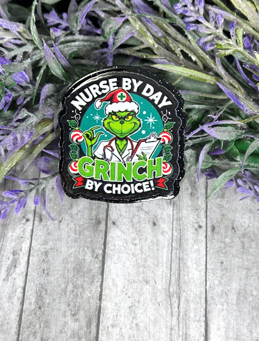 2 inch Nurse Grinch  Magnet