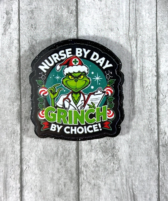 2 inch Nurse Grinch  Magnet