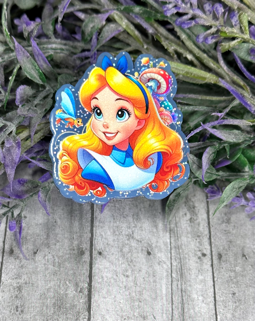 2 inch Alice in Wonderland  Magnet