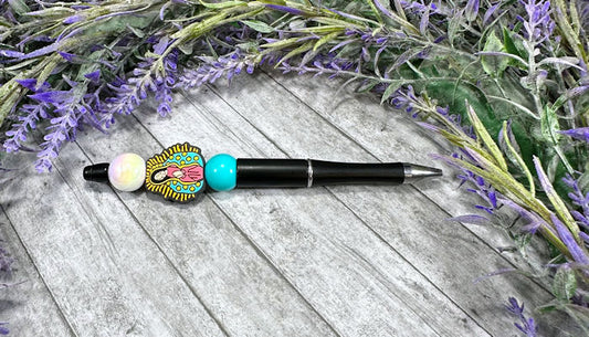 Handmade Mother Mary Ballpoint with free refill