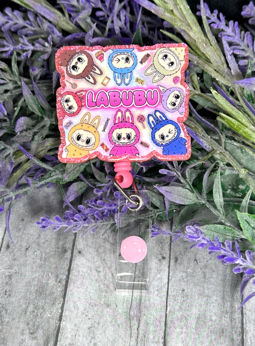 Handmade Labubu Badge Reel