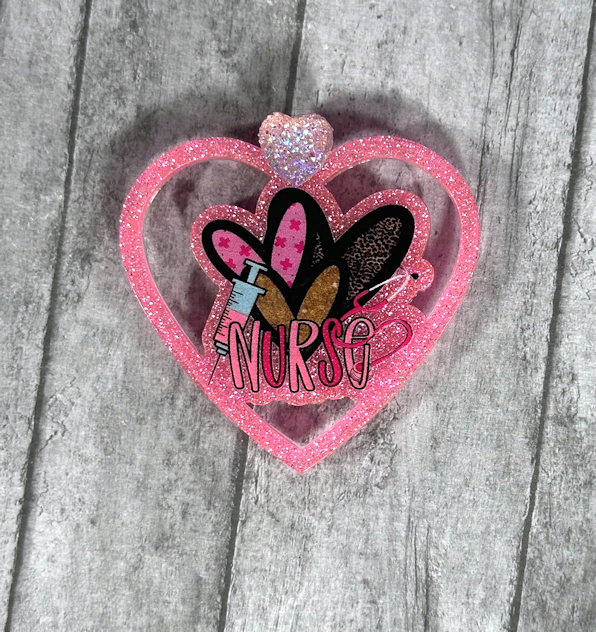 2 inch Nurse Heart Magnet