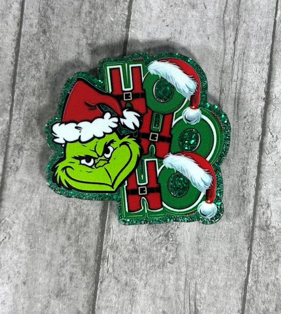 2 inch Grinch Ho Ho Ho Magnet