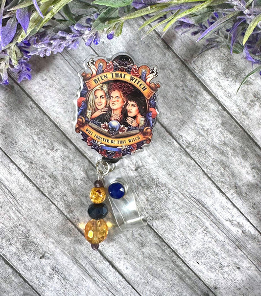 Handmade Hocus Pocus Badge Reel