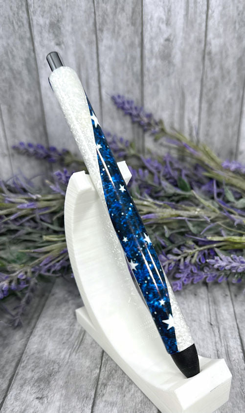 Handmade Starry Sky glitter pen with free refill