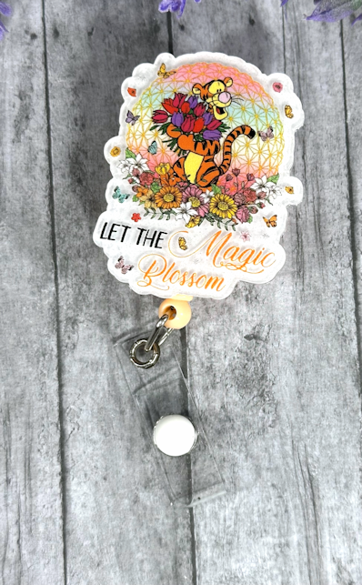 Handmade Tigger Inspirational Badge Reel 2