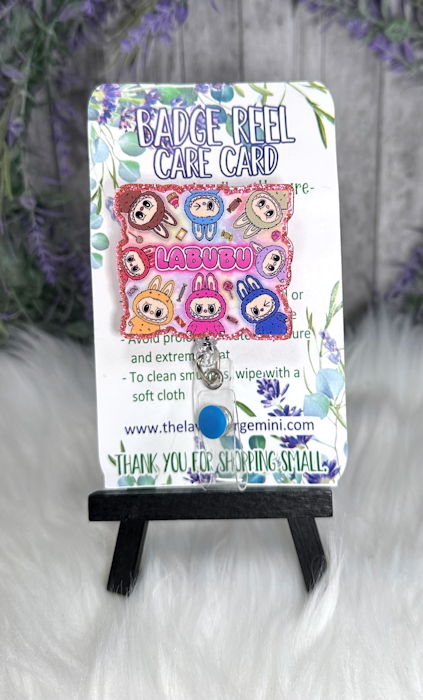 Handmade Labubu Badge Reel 2
