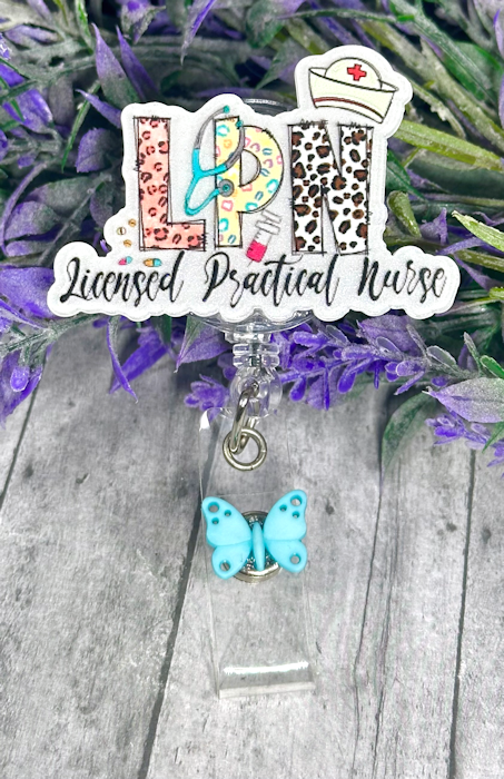 Handmade LPN Badge Reel 4