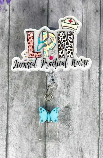 Handmade LPN Badge Reel 4