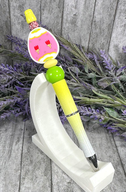 Handmade Easter Egg  Beaded Ballpoint with free refill