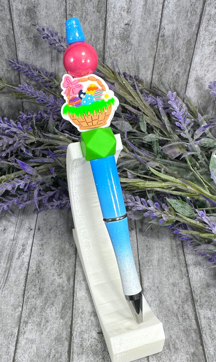 Handmade Easter Basket Beaded Ballpoint with free refill 2