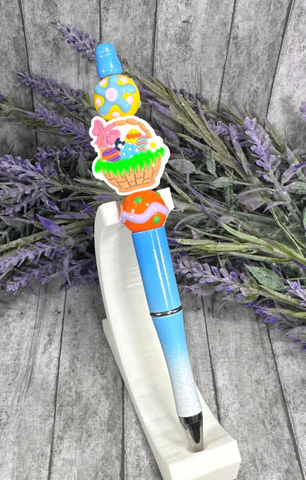 Handmade Easter Basket Beaded Ballpoint with free refill