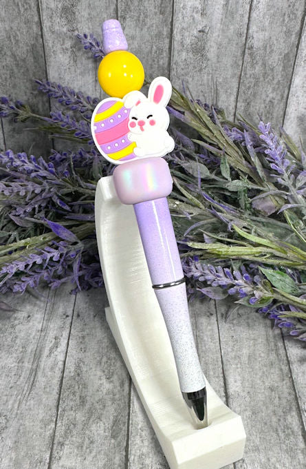 Handmade Easter Bunny and Easter Egg Beaded Ballpoint with free refill