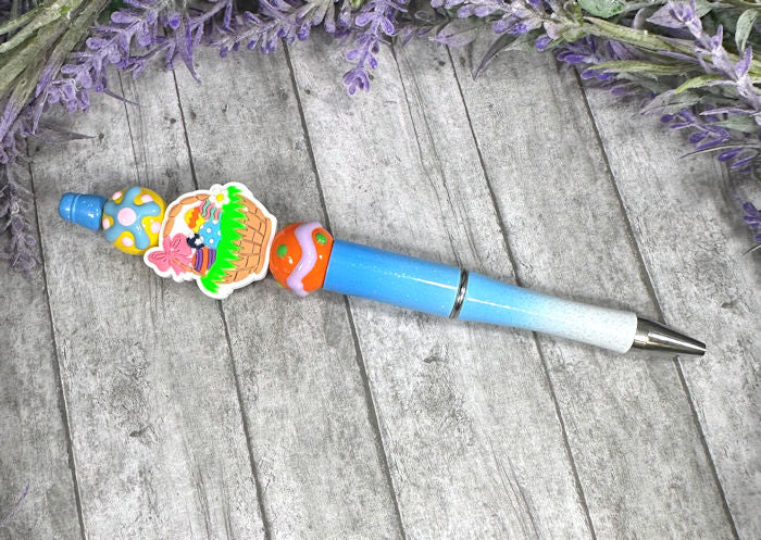 Handmade Easter Basket Beaded Ballpoint with free refill