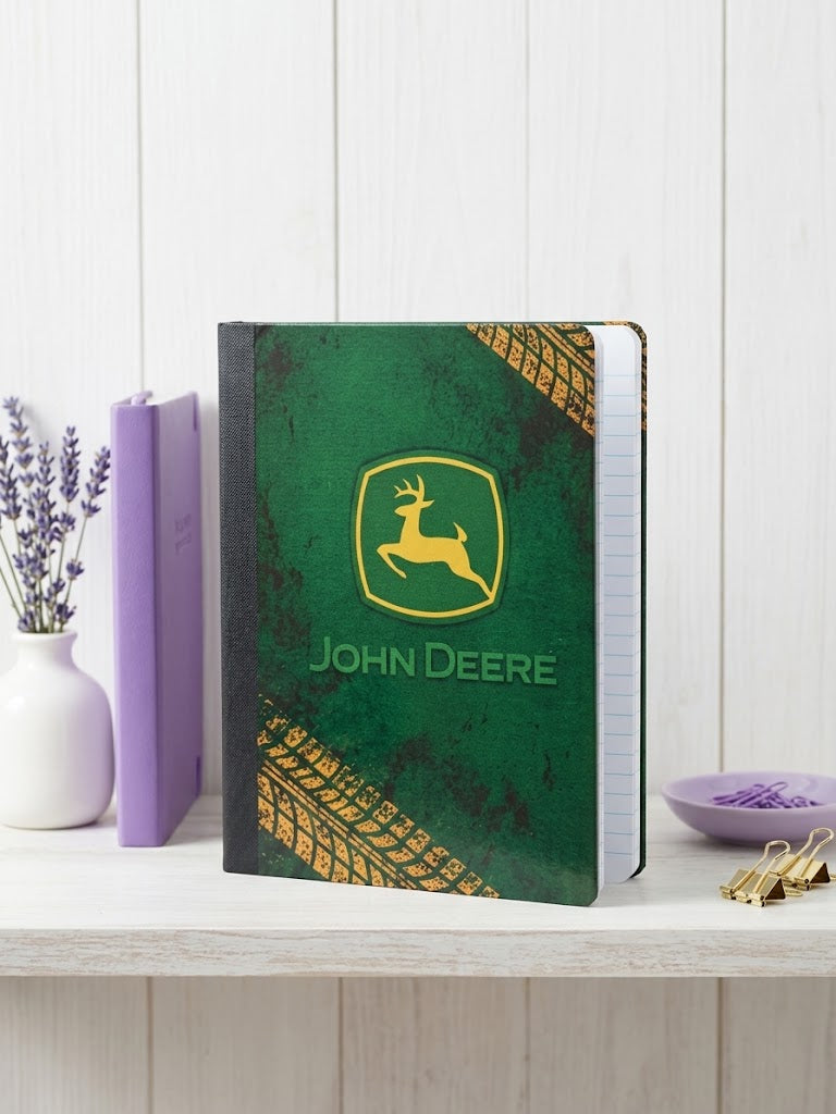 Decorative Vinyl Covered Composition Notebook John Deere