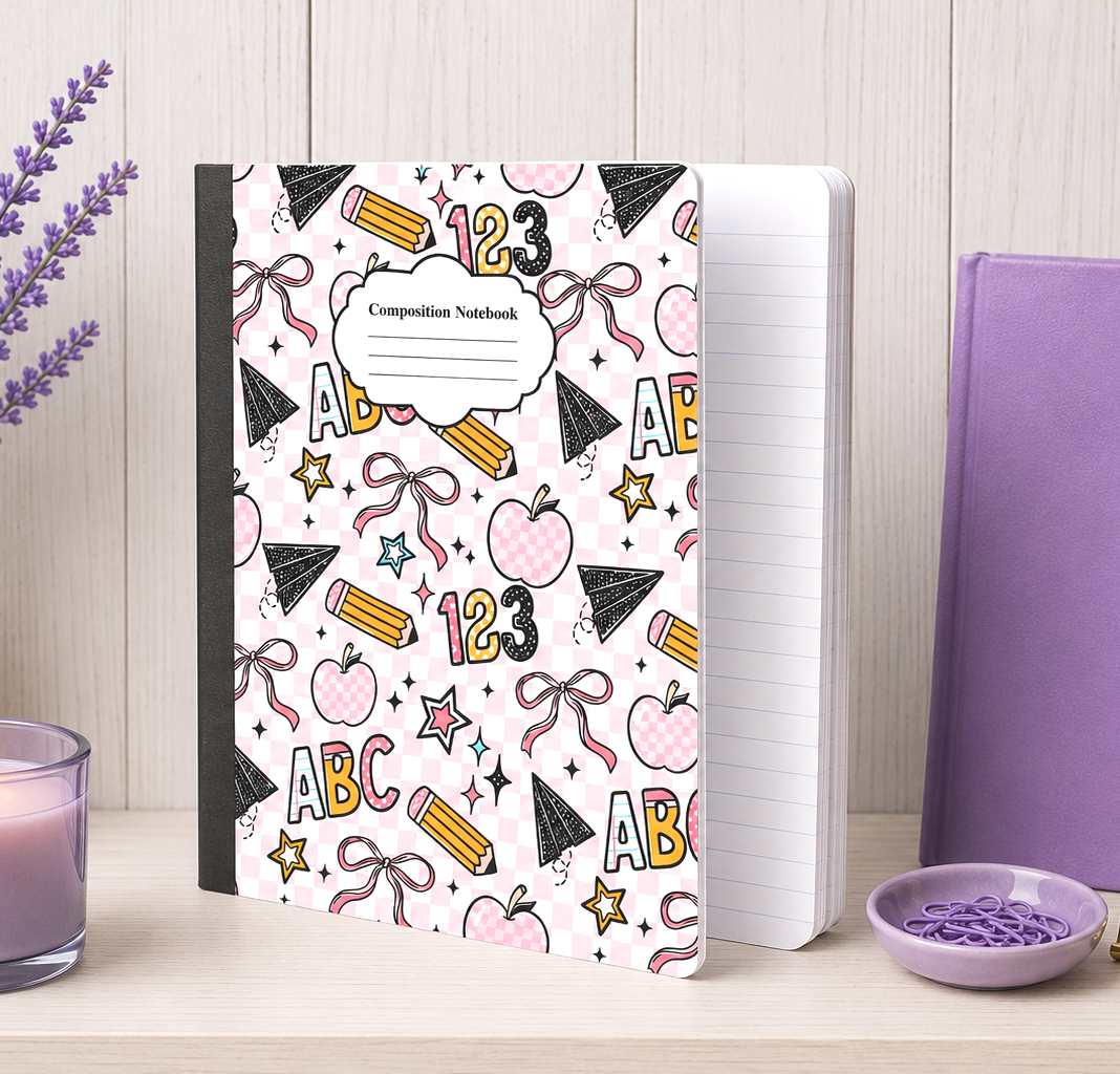 Decorative Vinyl Covered Composition Notebook Teacher