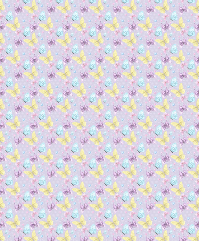 Handmade Pastel Butterflies with yellow glitter pen with free refill